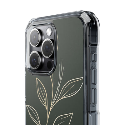 Green Impact MagSafe Phone Case for iPhone - Deep Moss Willow