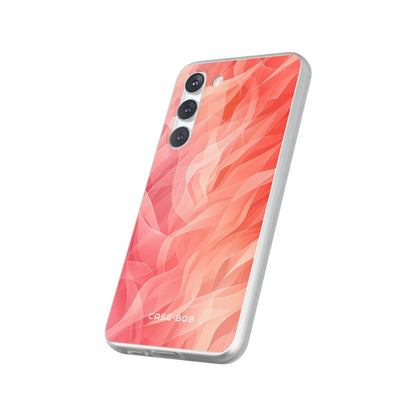 Peach Wave Drift Samsung S23 Plus Case - Soft