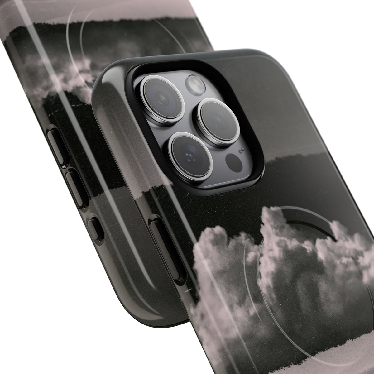 Crimson Horizon · Tough 2.0 Magnetic Phone Case for iPhone · Black