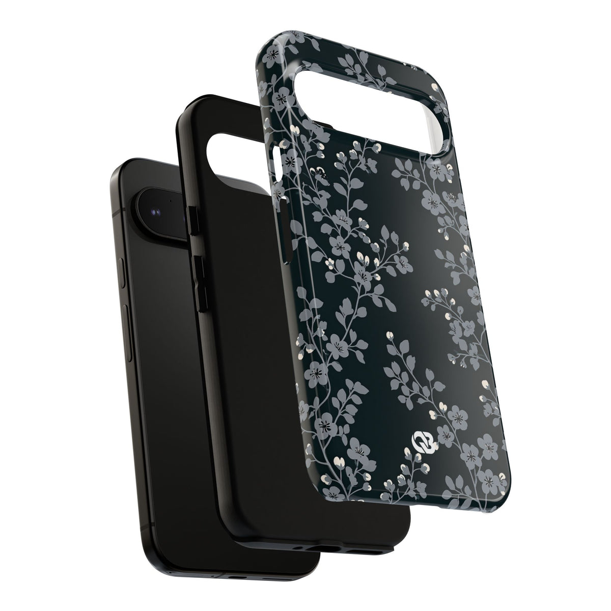 Nocturne Blossom Branch · Tough Phone Case for Pixel ·  Black