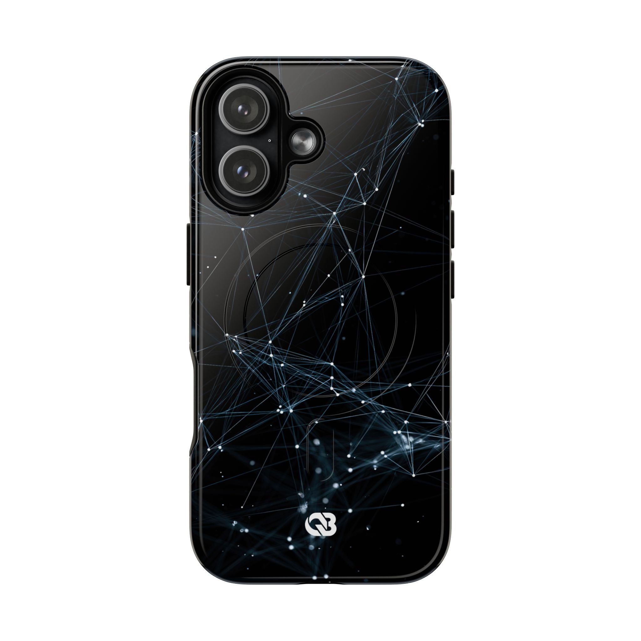 Black Tough 2.0 Magsafe Phone Case for iPhone - Arctic Neural Mesh