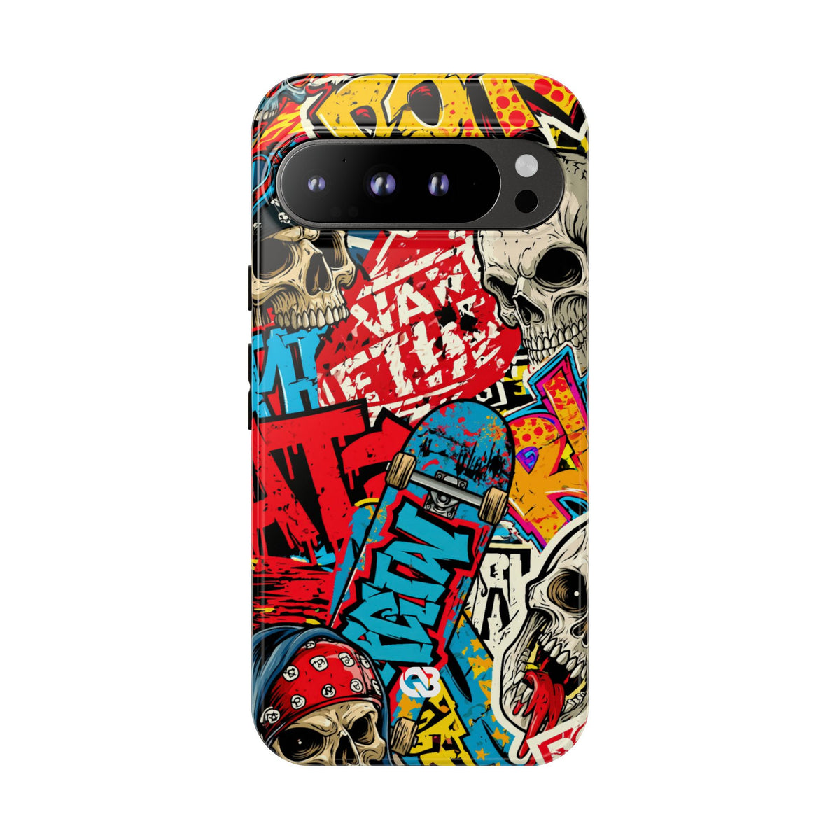 Skate Skull Riot · Tough Phone Case for Pixel ·  Red
