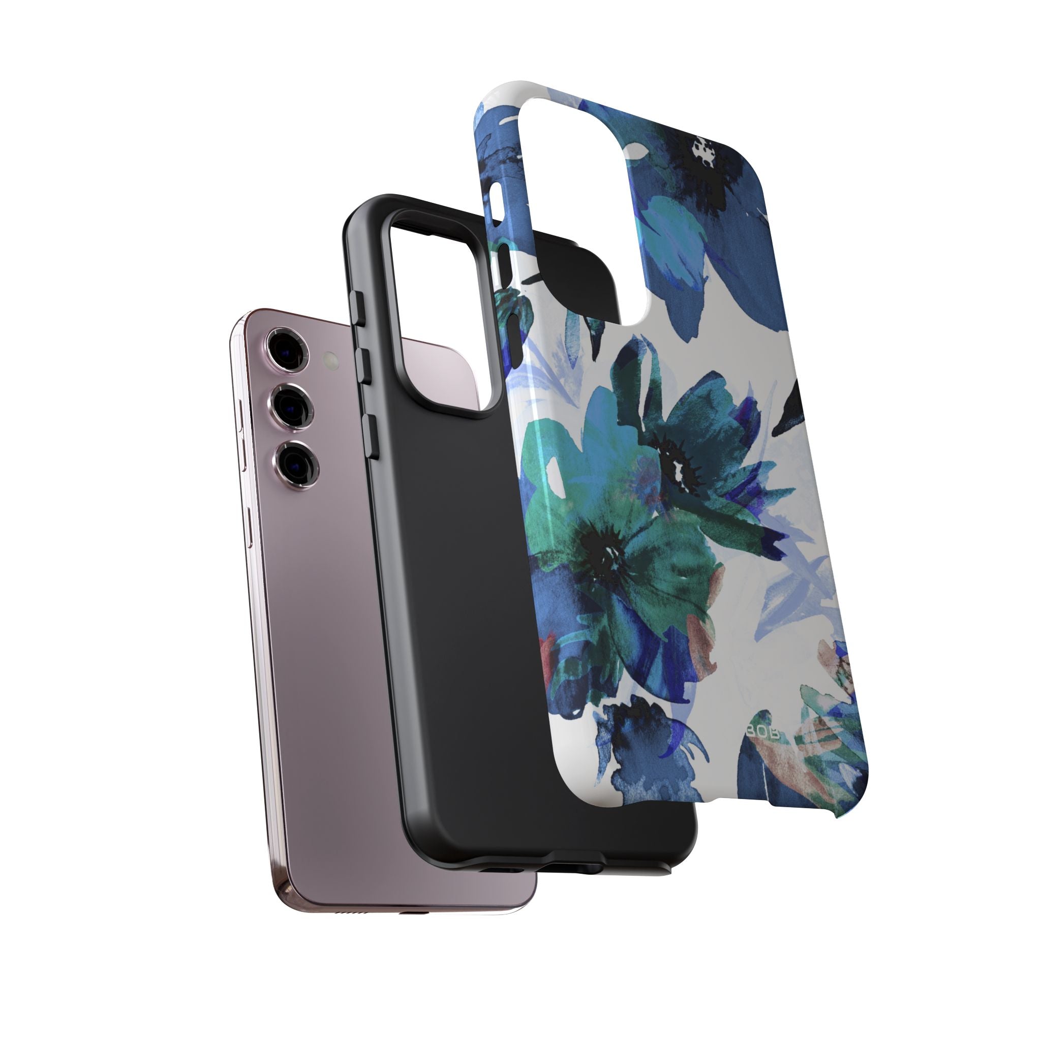 Blue Blossom Radiance Samsung S23 Plus Case - Tough