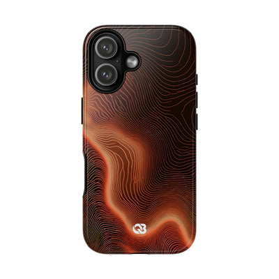 Caldera Ridge · Tough Phone Case for iPhone · Orange