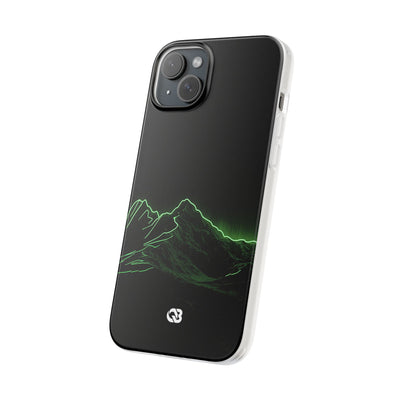 Nordic Mountain Contour · Lite Phone Case for iPhone ·  Black