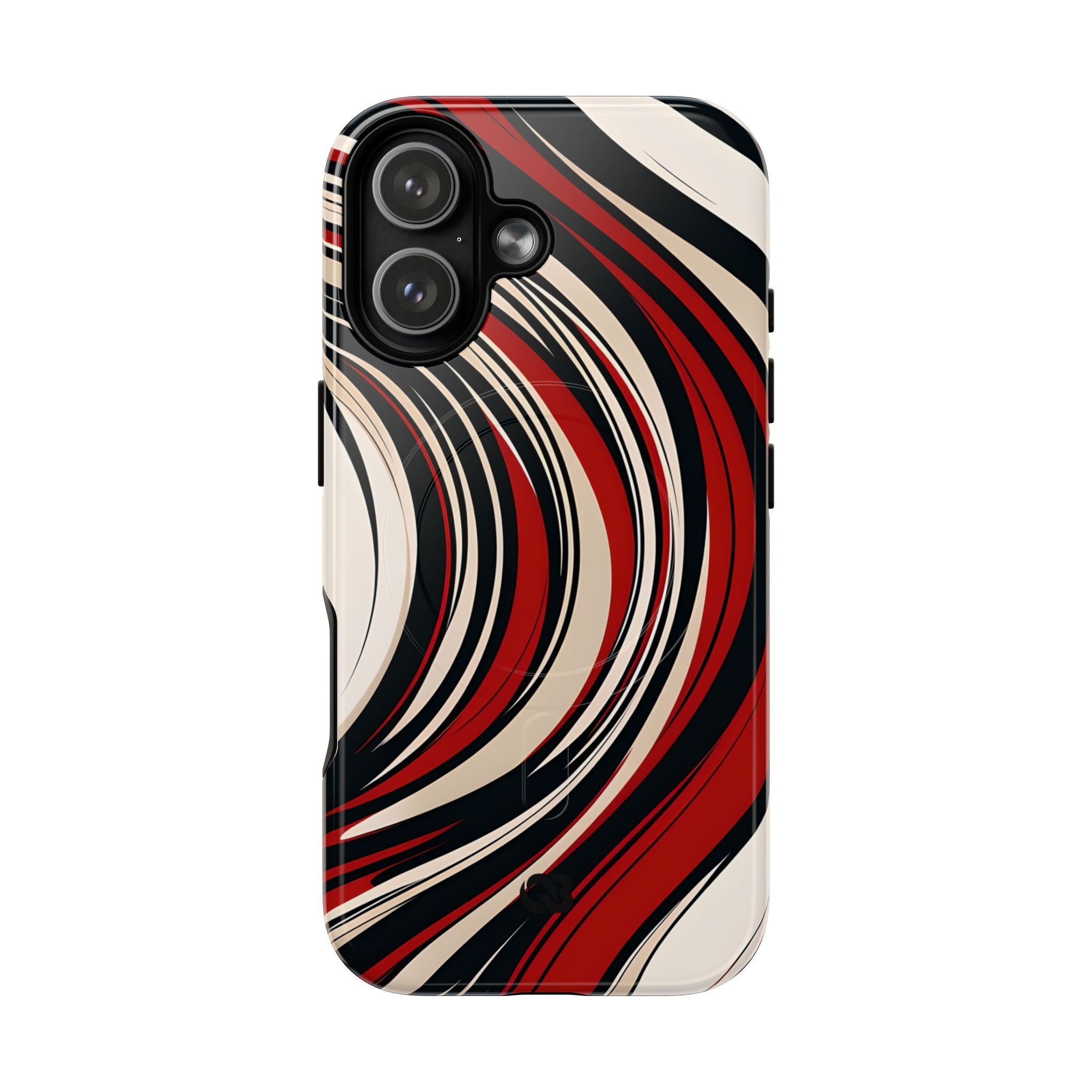 Crimson Flow Waves · Tough+ Magsafe