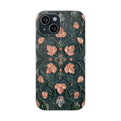 Florentine Rose Arabesque · Lite Phone Case for iPhone ·  Green