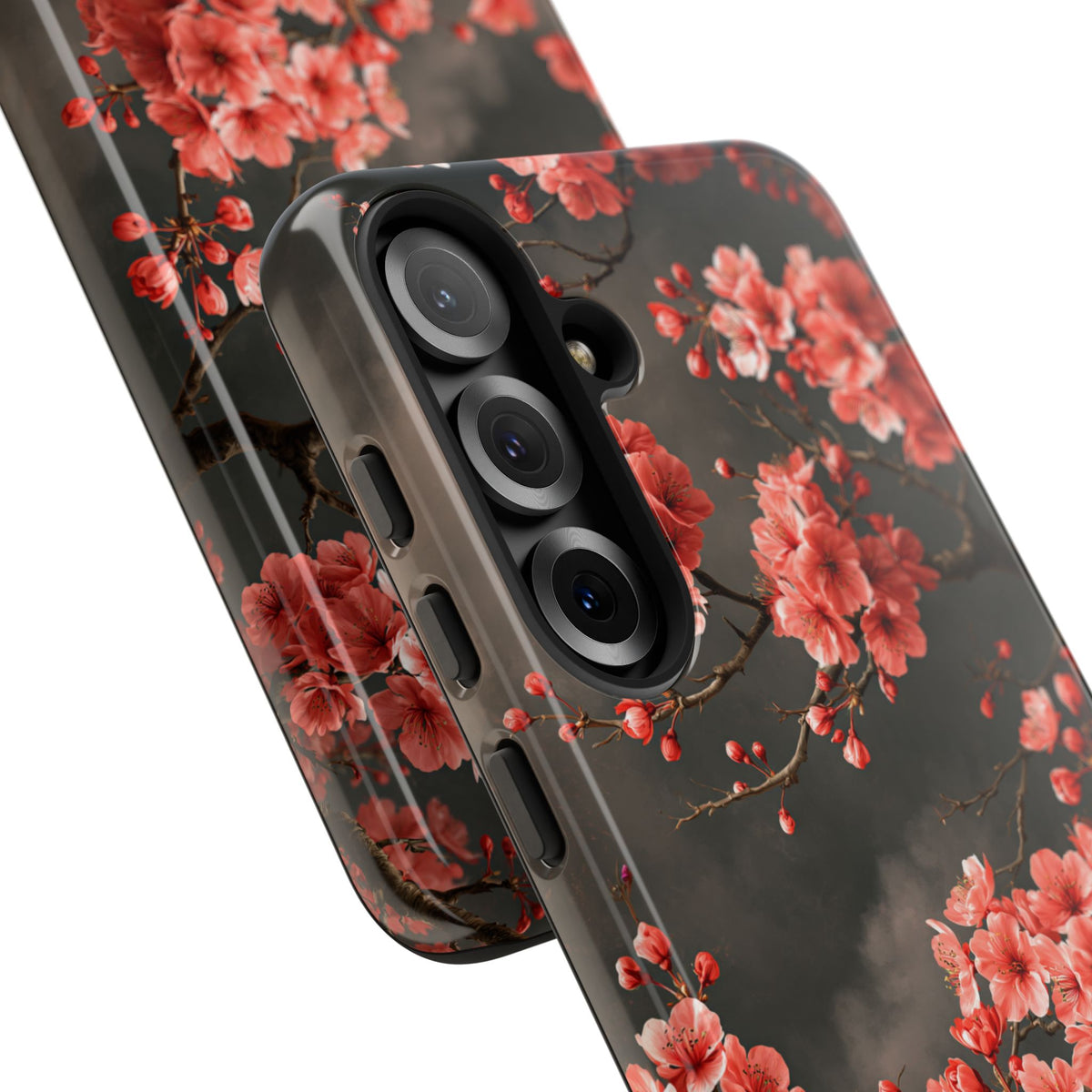 Dark Sakura Nocturne · Tough Phone Case for Samsung · Black