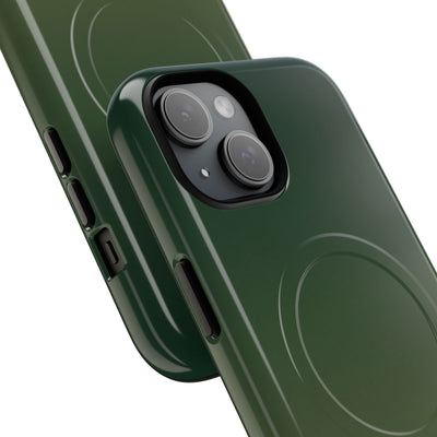 Green Tough 2.0 Magsafe Phone Case for iPhone - Shadow Moss Grain