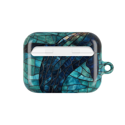 Sininen valashai mosaiikki - AirPods Case