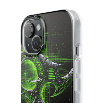 Cyber Sigil Grid · Lite Phone Case for iPhone ·  Green
