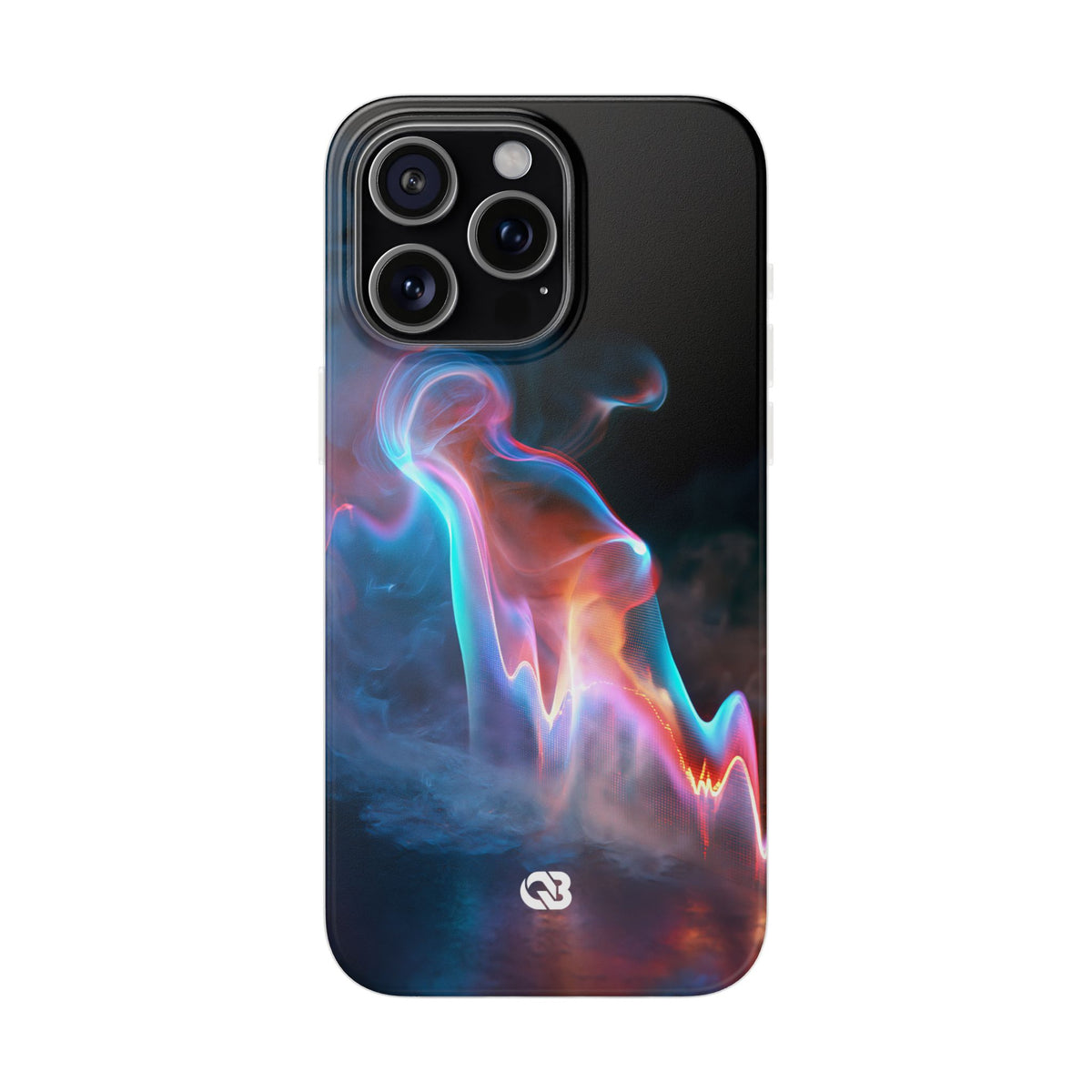 Neon Waveform · Lite Phone Case for iPhone ·  Black