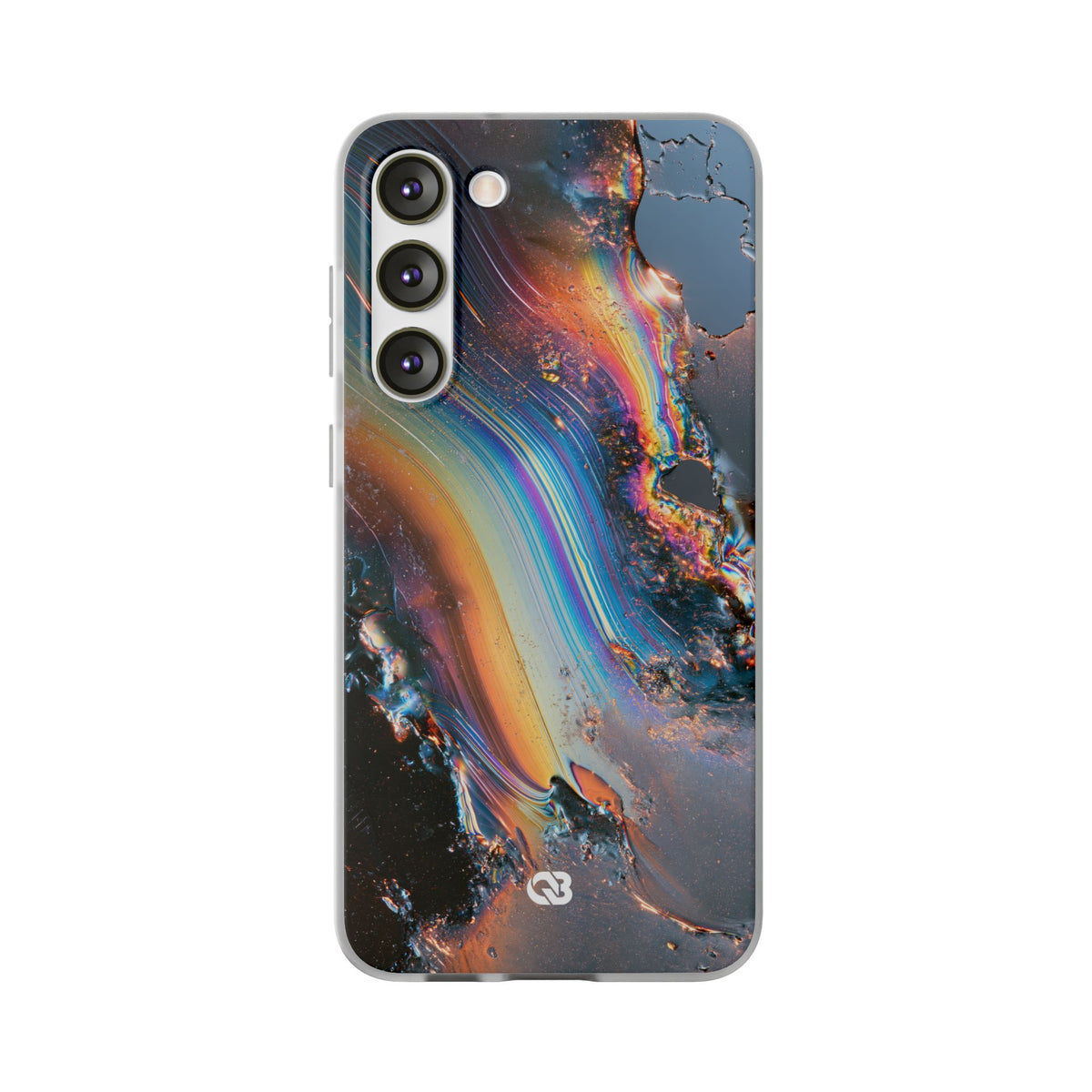 Prismatic Aura Flow · Lite Phone Case for Samsung · Blue