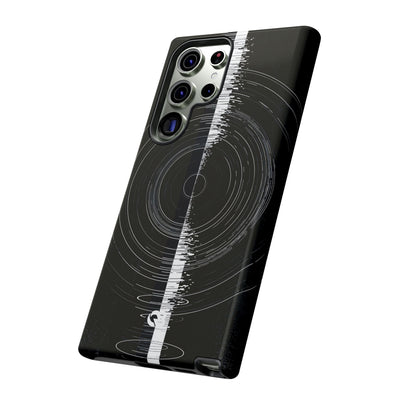 Black Tough Phone Case for Samsung - Obsidian Orbital Signal