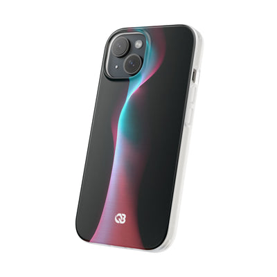 Neon Pixel Flow · Lite Phone Case for iPhone ·  Black