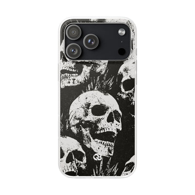 Punk Skull Riot · Lite Phone Case for iPhone ·  Black