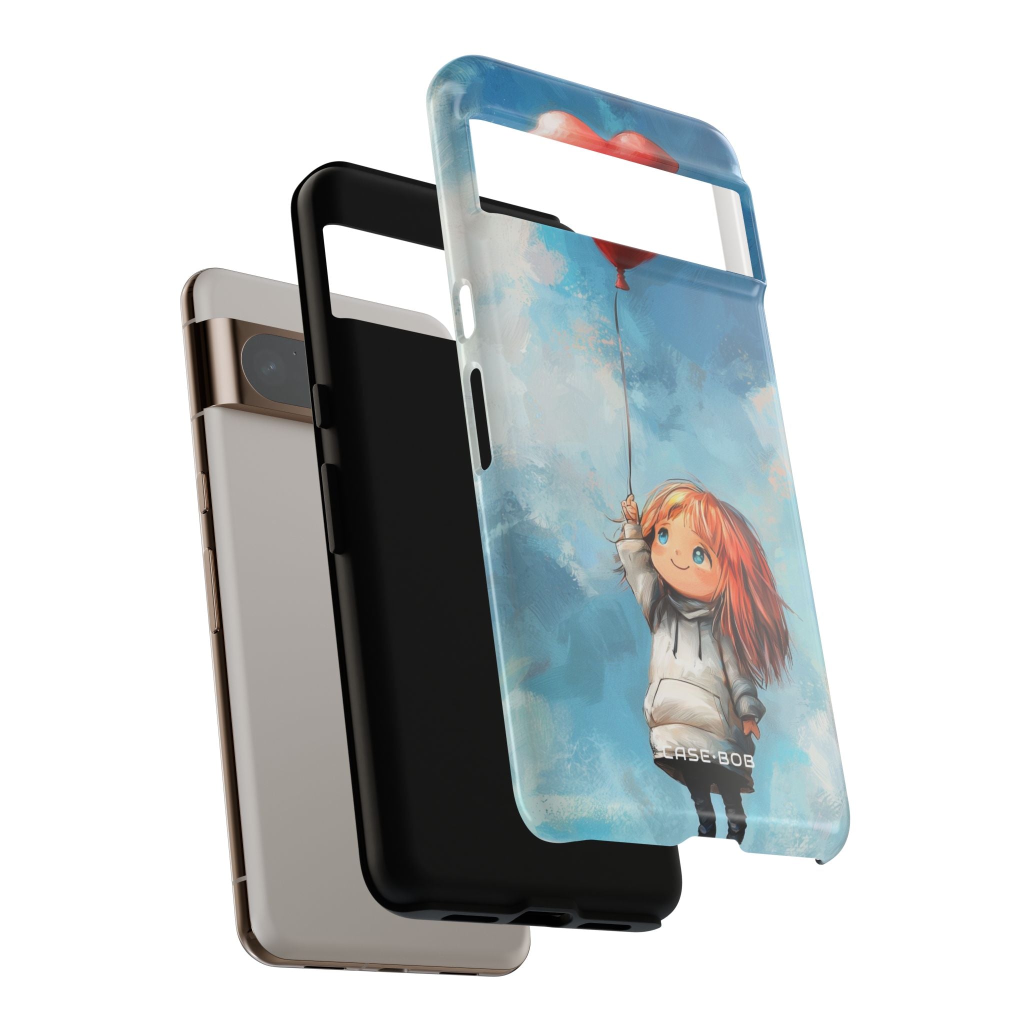 Herzballon Laune Google Pixel 8 Pro Case - Tough