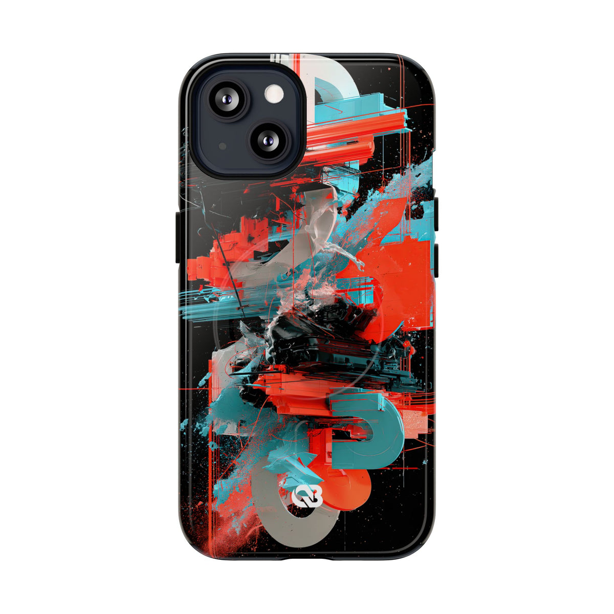 Fragmented Cyber Core · Tough 2.0 Magnetic Phone Case for iPhone · Black