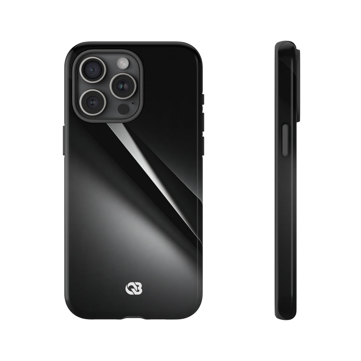 Obsidian Ridge · Tough Phone Case for iPhone · Black