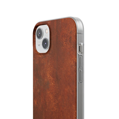 Orange Lite Phone Case for iPhone - Oxidized Iron Crust