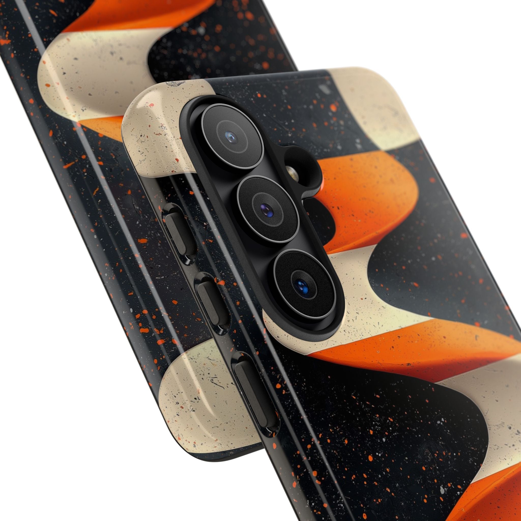 Orange Grit Twist · Tough Phone Case for Samsung