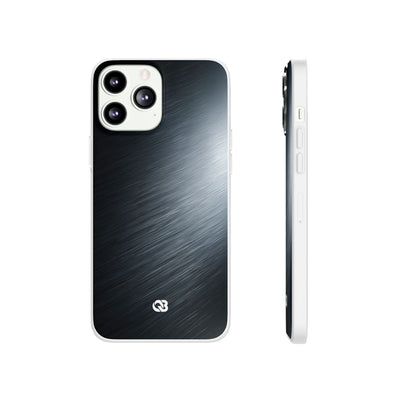 Brushed Obsidian Steel · Lite Phone Case for iPhone ·  Grey