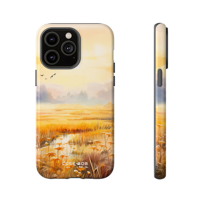 Leuchtender Sonnenaufgang iPhone 14 Pro Max Case - Tough