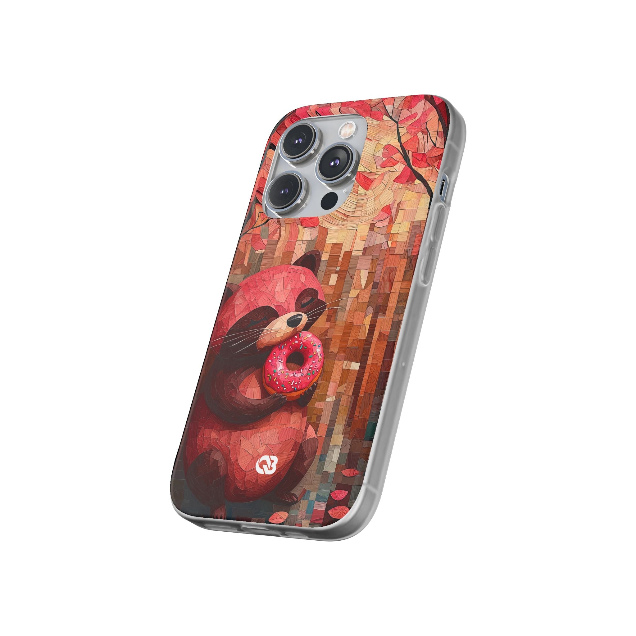 Crimson Donut Bandit · Soft Custodia per iPhone