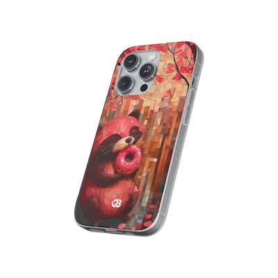 Crimson Donut Bandit · Soft Custodia per iPhone