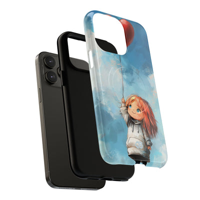 Crimson Heart Sky · Tough+ Coque de téléphone pour iPhone · Magsafe