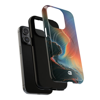 Prismatic Aura Shift · Tough 2.0 Magnetic Phone Case for iPhone · Blue