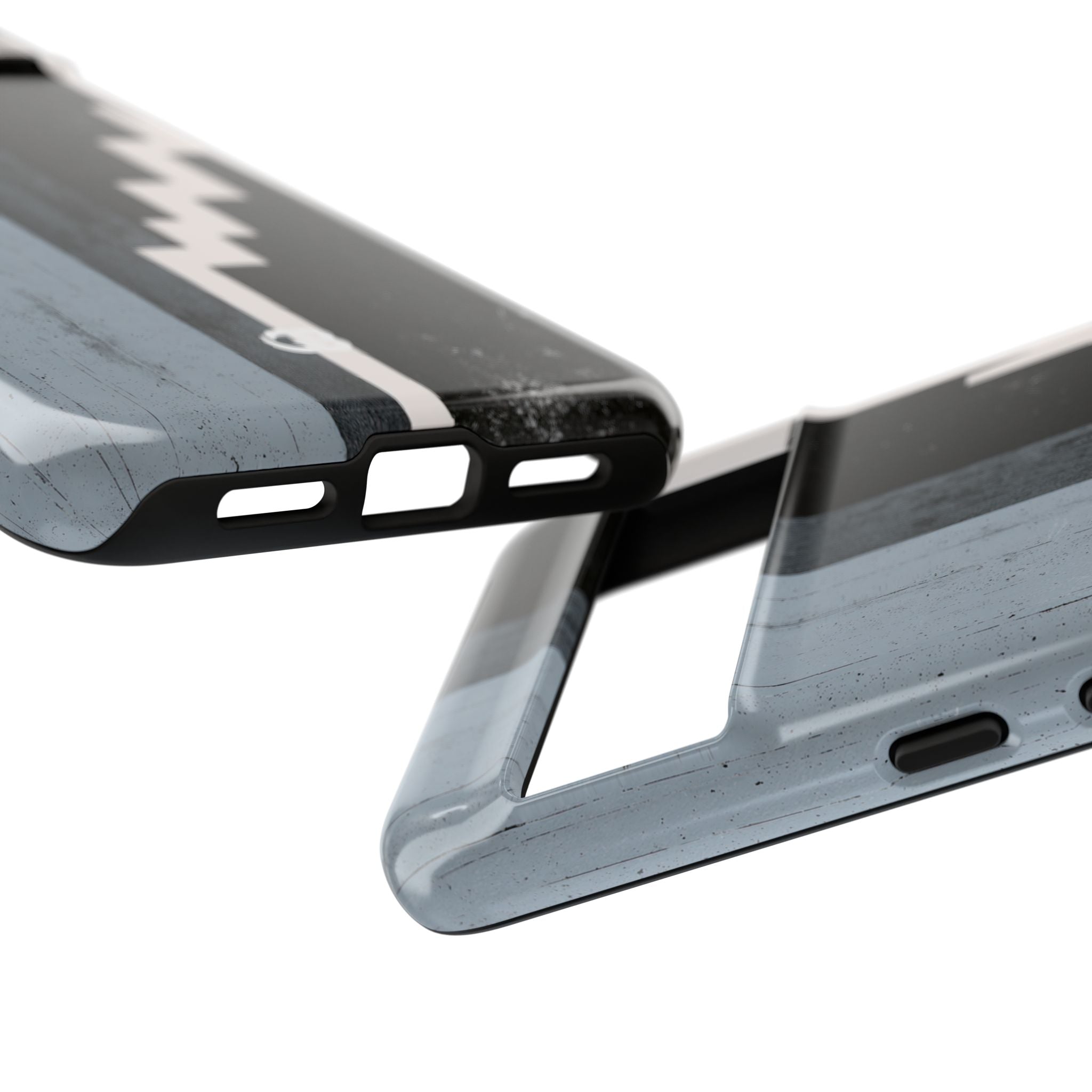 Grey Tough Phone Case for Google Pixel - Industrial Concrete Void