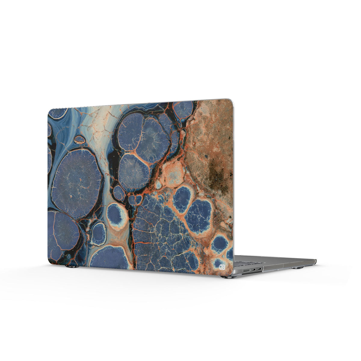 Astral Orb Resonance · Clear Hard Case for MacBook · Blue