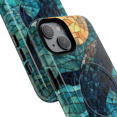 Stained Moon Whale · Tough+ Fundas para teléfono para iPhone · Magsafe