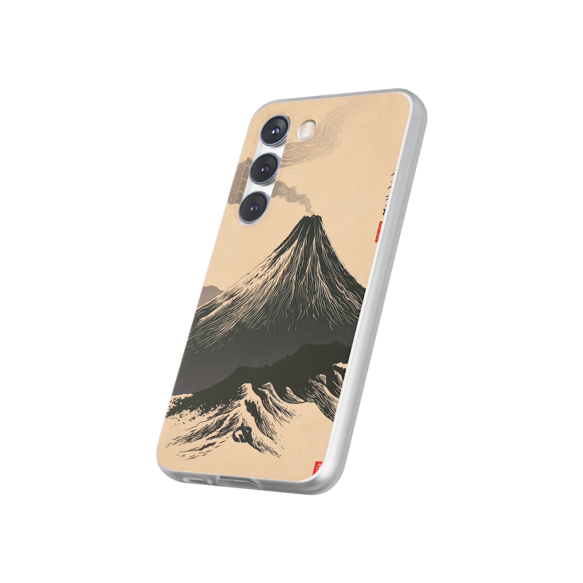 Beige Lite Phone Case for Samsung - Obsidian Ink Summit