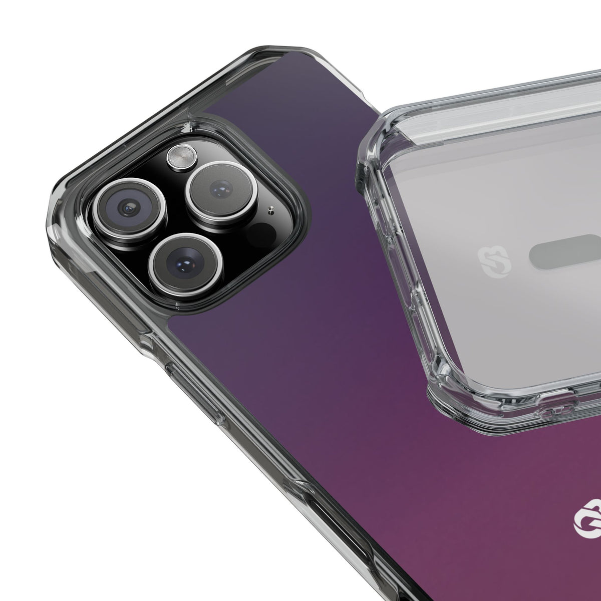 Velvet Dusk · Clear Impact Magnetic Phone Case for iPhone · Purple