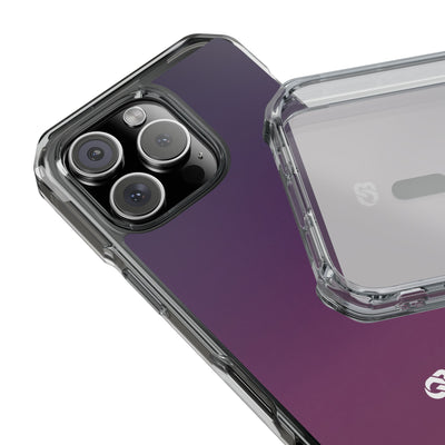 Velvet Dusk · Clear Impact Magnetic Phone Case for iPhone · Purple