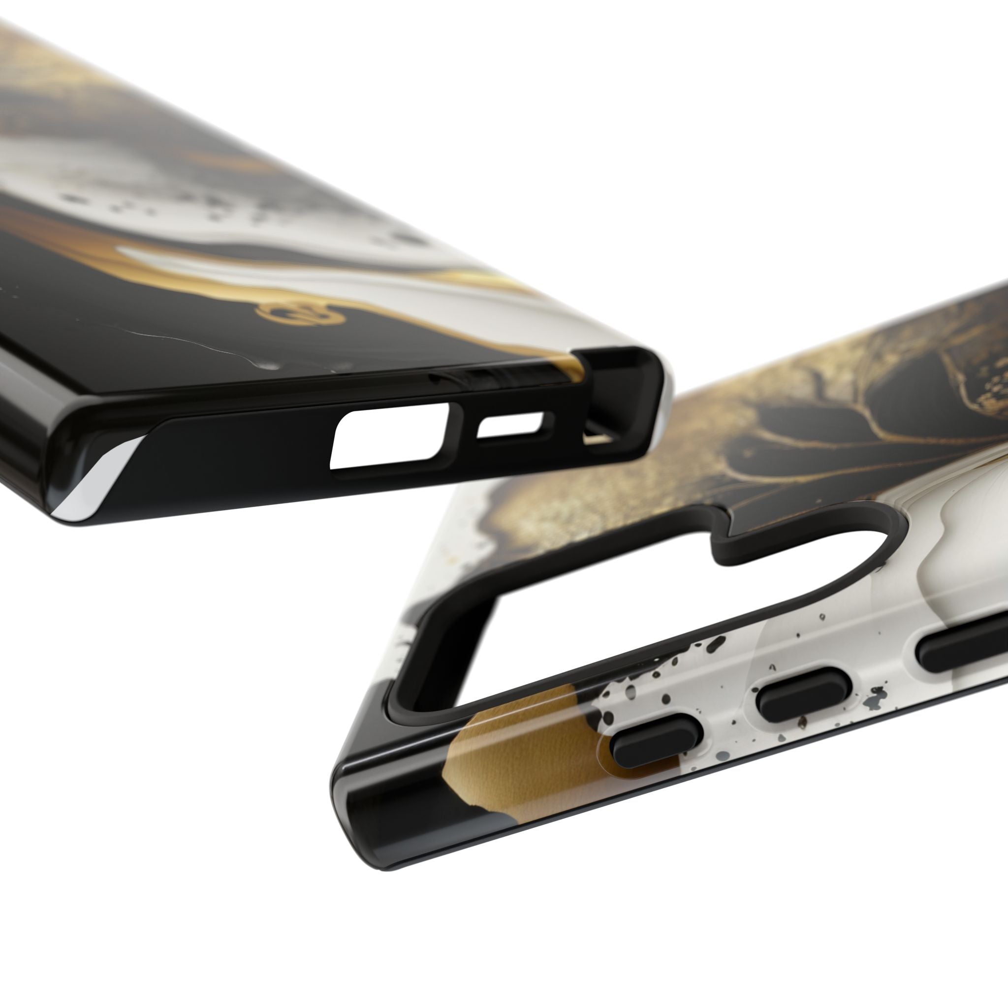Molten Onyx Gold · Tough Coque de téléphone pour Samsung