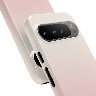 Pink Tough Phone Case for Google Pixel - Frosted Blush Horizon