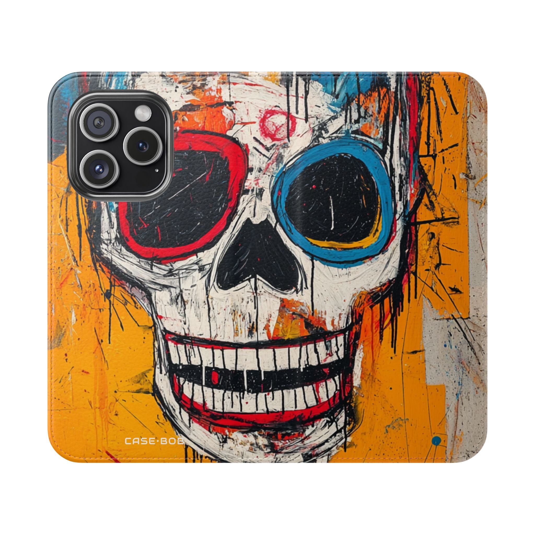 Skull Frenzy - iPhone 15 Pro Case - Wallet