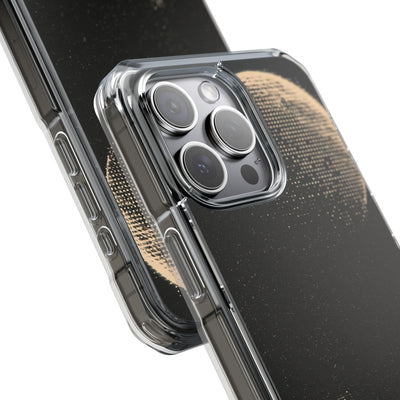 Lunar Metropolis Nocturne · Clear Impact Magnetic Phone Case for iPhone ·  Black