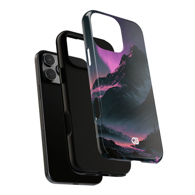 Arctic Aurora Summit · Tough Phone Case for iPhone · Black