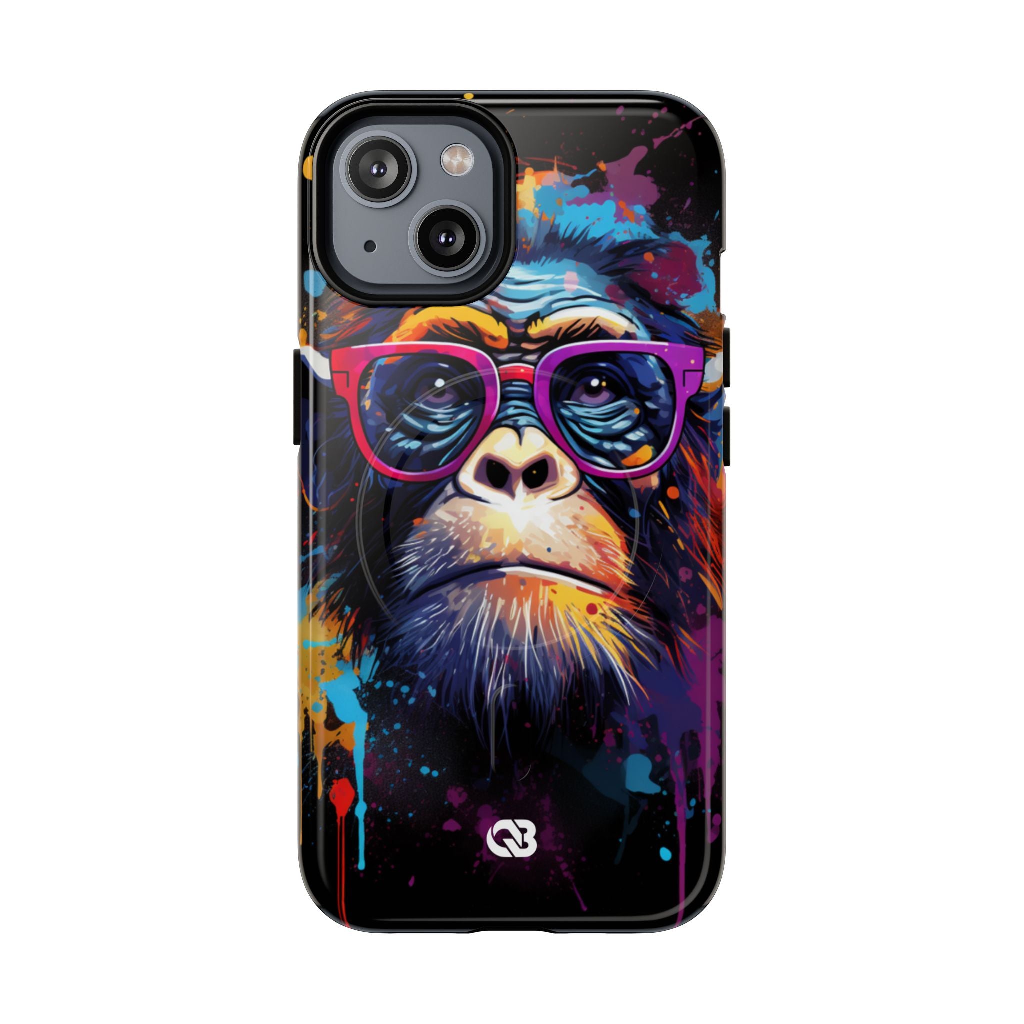 Neon Splatter Primate · Tough+ Magsafe