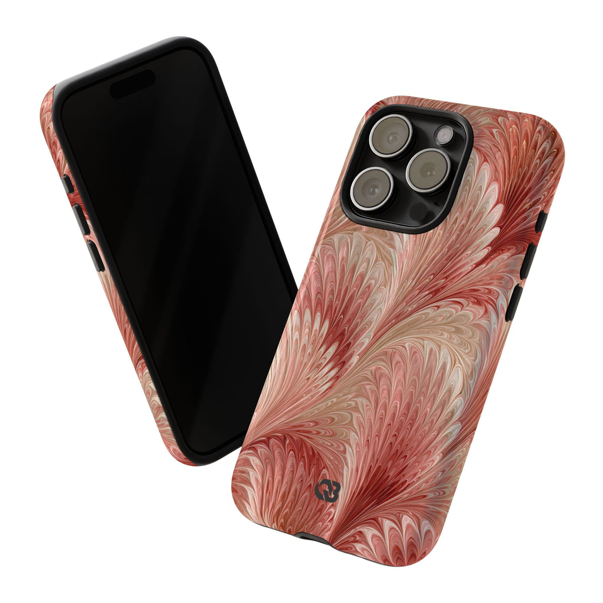 Blush Petal Plume · Tough Phone Case for iPhone · Pink