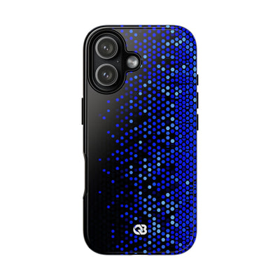 Cobalt Hex Dispersion · Tough Phone Case for iPhone · Blue