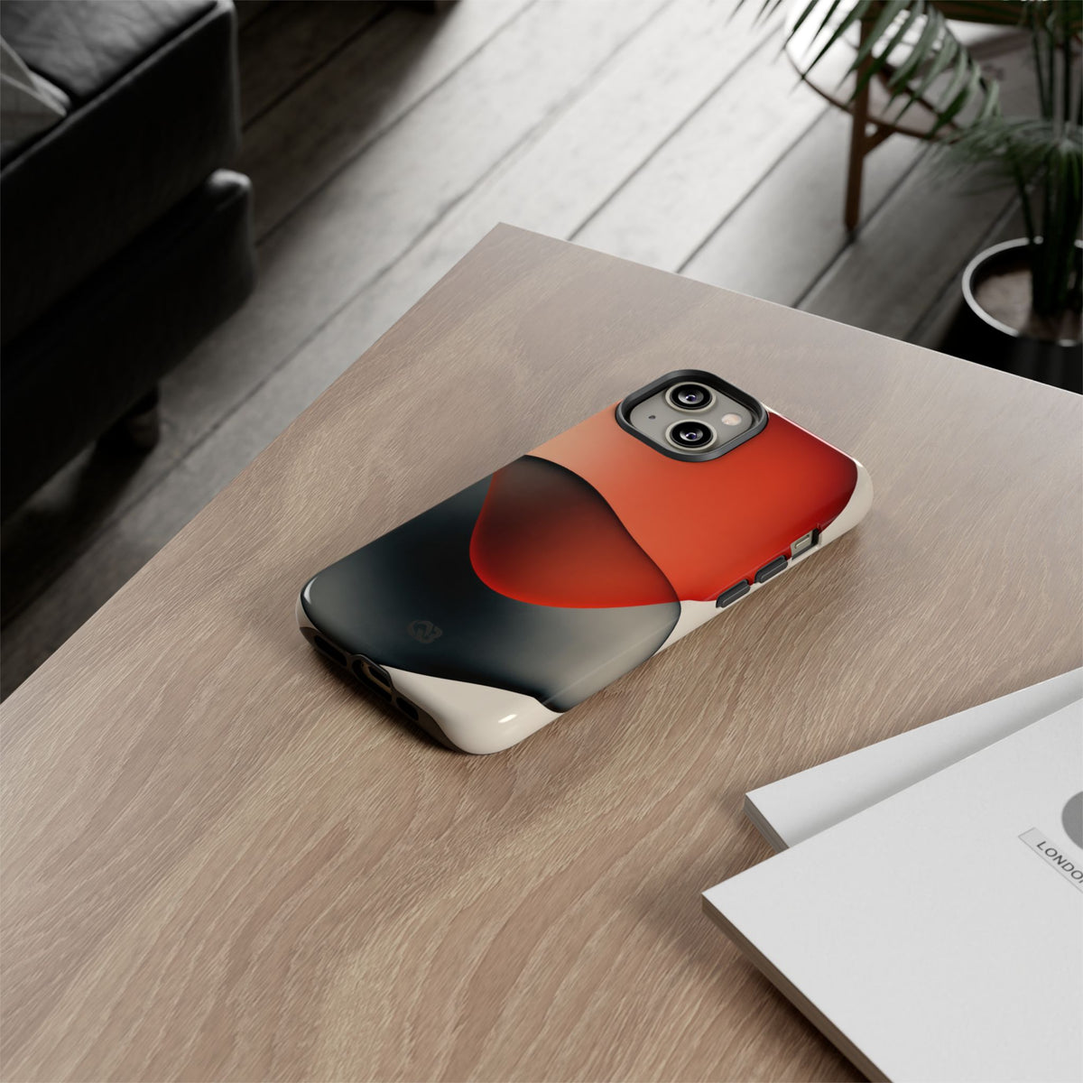 Translucent Crimson Form · Tough Phone Case for iPhone · Red