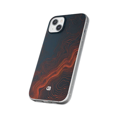 Black Lite Phone Case for iPhone - Volcanic Basalt Map