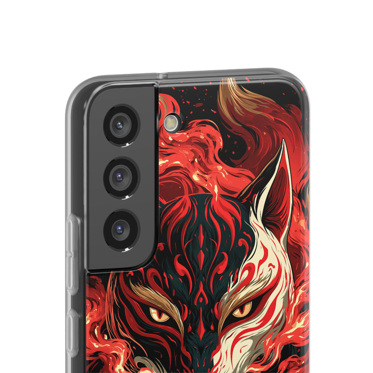 Crimson Kitsune Spirit · Lite Phone Case for Samsung · Red