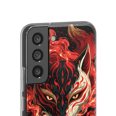 Crimson Kitsune Spirit · Lite Phone Case for Samsung · Red