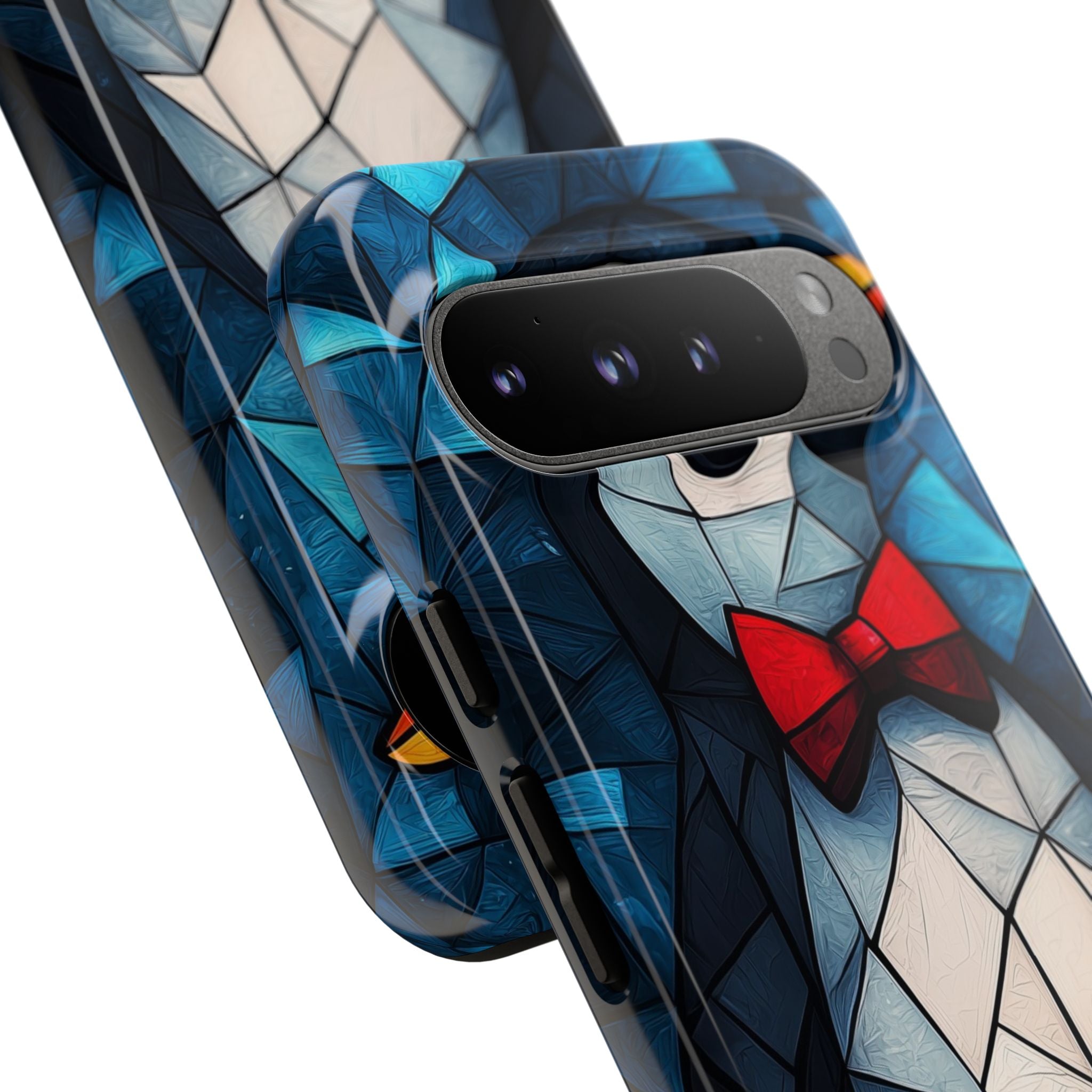 Mosaikk Sløyfe Pingvin · Tough Phone Case for Google Pixel